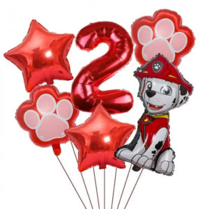 Decoration anniversaire Pat Patrouille kit ballons 2 ans Marcus