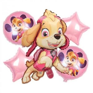 Decoration anniversaire Pat Patrouille ensemble de ballons Stella