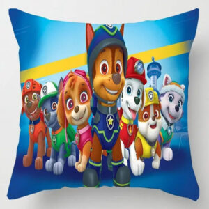 Housse de coussin Pat Patrouille tous en mission
