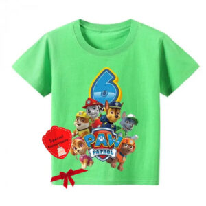 T Shirt Pat Patrouille tous ensemble chiffre au choix 6